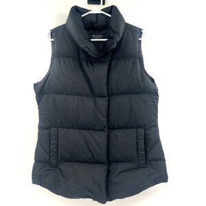 Athleta Downtown Vest Black Down Full Zip Puffer Vest Women's XLT